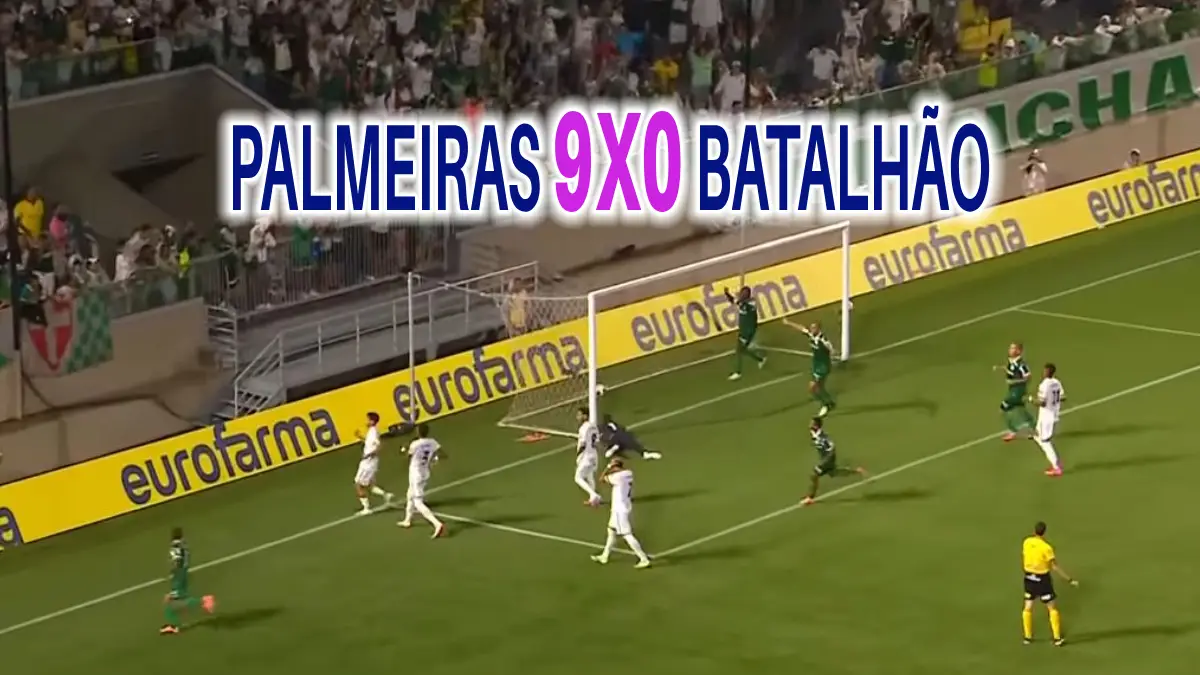 Batalhão sofre revés diante do Palmeiras e precisa de “milagre matemático” para avançar na Copinha